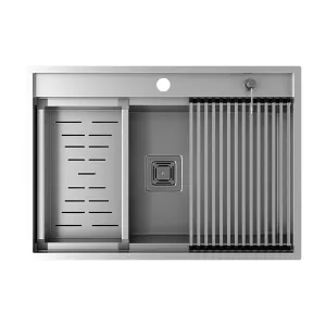سینک استیل داتیس مدل Corian-703 - تصویر دوم